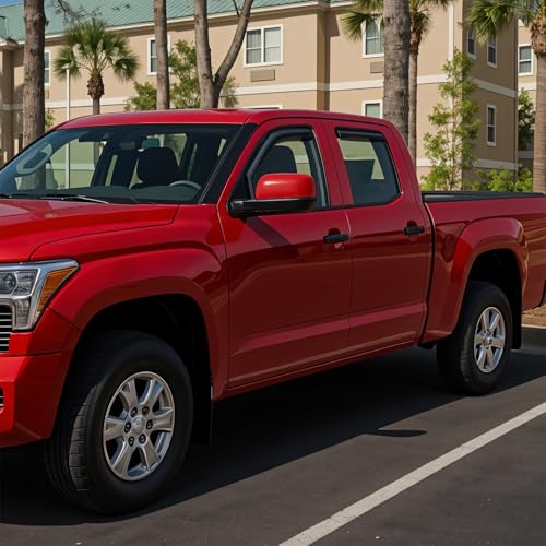 in Channel Extra Durable Rain Guards for Toyota Tundra 2022