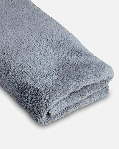 Adam's Borderless Grey Microfiber Towel (2 Count)
