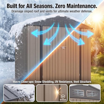 6x4 FT Storage Shed