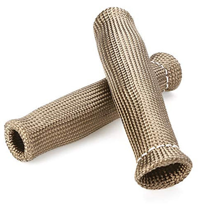 Titanium Spark Plug Wire Boots Thermal Protection Insulator Sleeve (8 Count)