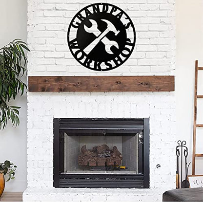 Personalized Papa's Workshop Metal Sign