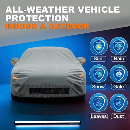 Waterproof Heavy Duty Car Cover Custom Fit Tesla Model S