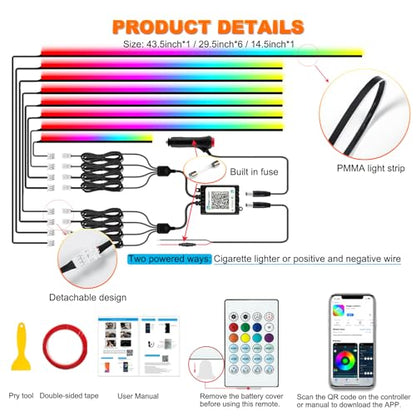 Interior Car LED Strip Lights