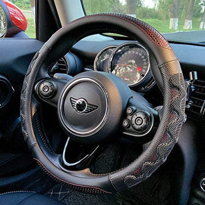 Small Size 14In Round Steering Wheel Cover Great Grip
