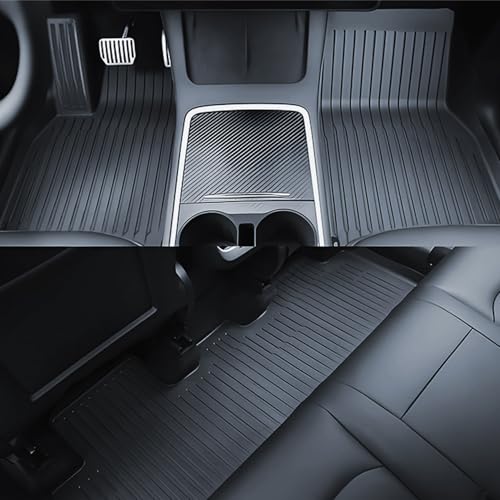TPE Floor Mats fit for Tesla Model All Weather TPE Cargo Liner Cargo Trunk Accessories and Cargo Trunk Mats Front Rear Cargo Mat Full Set