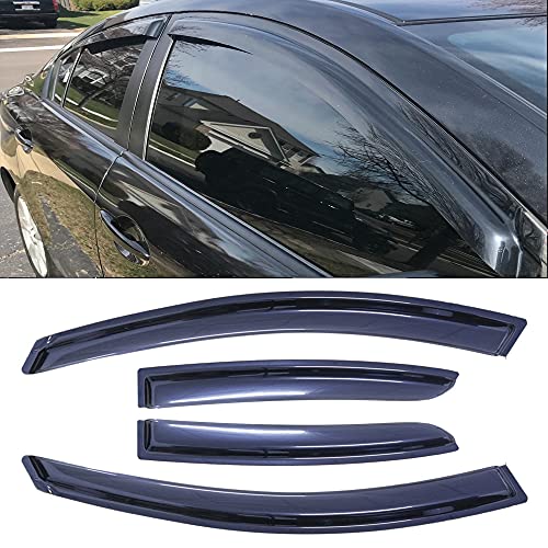 4pcs Window Visors Rain Guards for 2010 (4 Count)