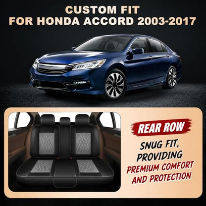 2 Front Car Seat Covers for Honda Accord 2003