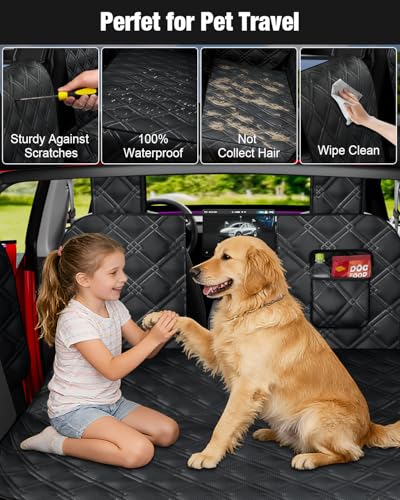 Dog Car Seat Cover for Back Seat Compatible with 2020