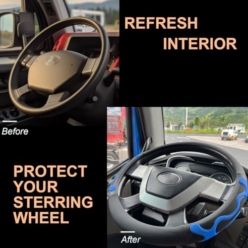 XL Comfy Grip Steering Wheel Cover for Semi Truck 18 Inch