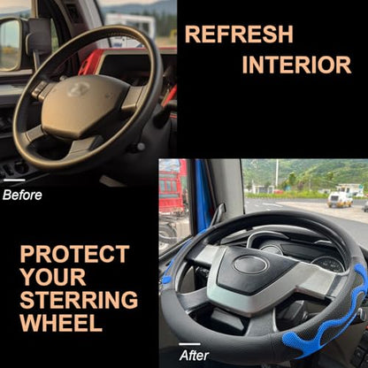 XL Comfy Grip Steering Wheel Cover for Semi Truck 18 Inch