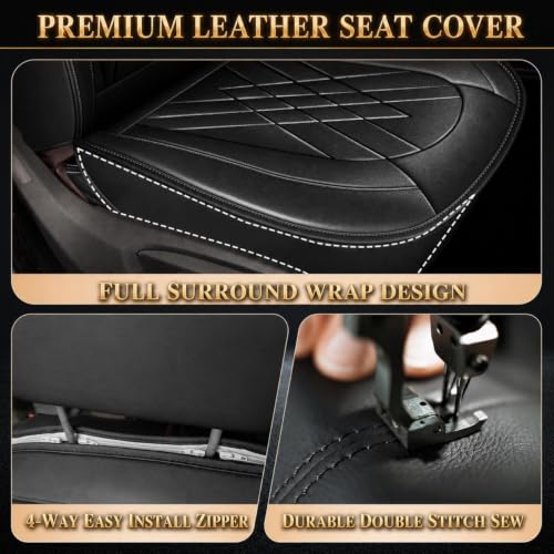 2 Front Car Seat Covers for Toyota RAV4 2013