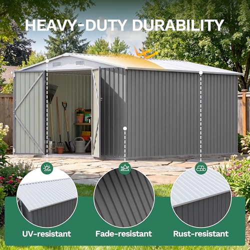 10x12 FT Outdoor Storage Shed