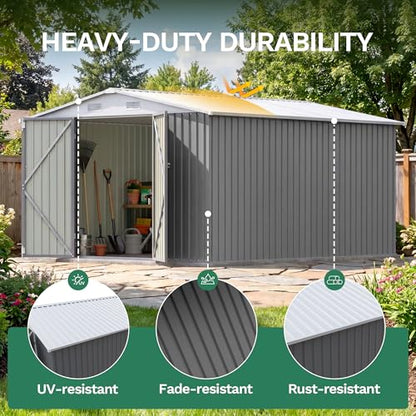 10x12 FT Outdoor Storage Shed