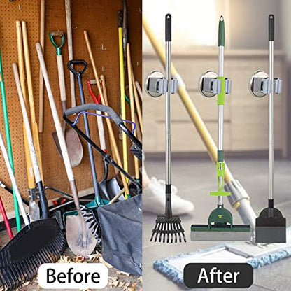 Magnetic Broom Holders (8 Count)
