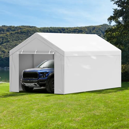 Carport Replacement Canopy Top Cover + Sidewall 10 x 20 ft