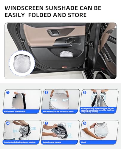 Custom Fit Windshield Sun Shade for Nissan Rogue 2014