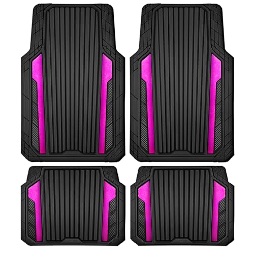 Heavy Duty Rubber Car Mats Metallic