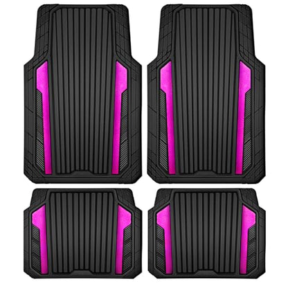 Heavy Duty Rubber Car Mats Metallic