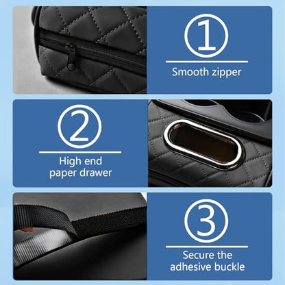 Universal Car Armrest Cushion Organizer