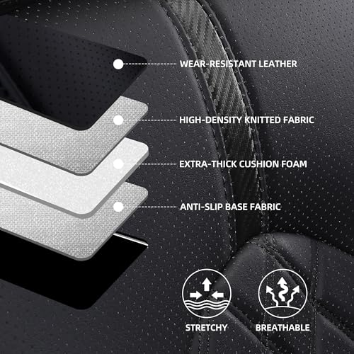 Custom Fit Camry Seat Covers for 2018