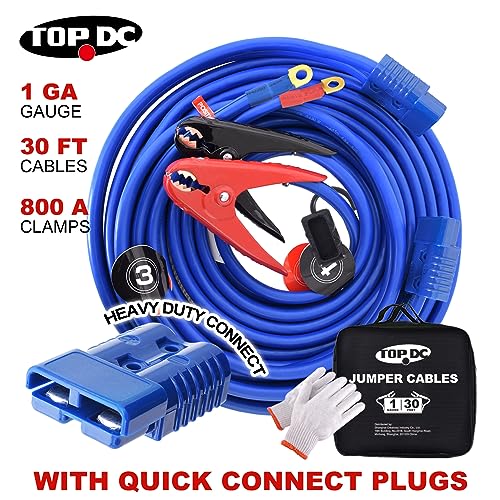 Quick Connect Heavy Duty Jumper Cables