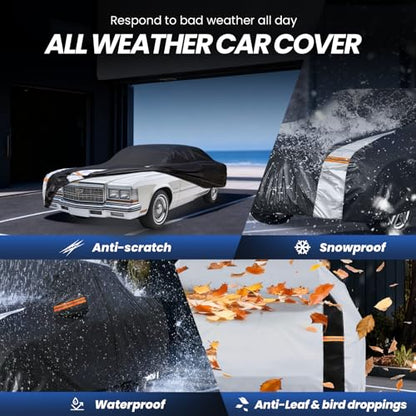 Multi Layer Car Cover Custom Fit for Cadillac DeVille