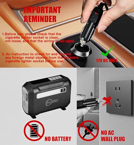 R8 Tire Inflator Portable Air Compressor