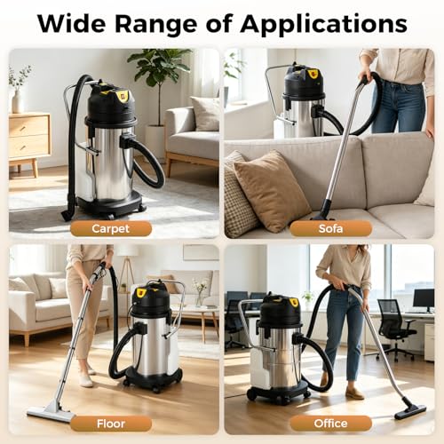 40L Commercial Carpet Cleaning Machine 3 in 1 Upholstery Cleaner Machine 1000W Professional Extractor Vacuum Washing Machine for Cleaning Carpets
