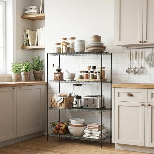 4 Tier Wire Shelving Unit
