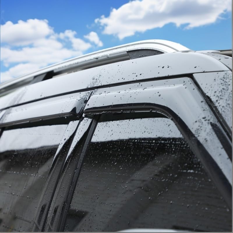 4PCS Side Window Wind Deflectors for Ford Fiesta 2009