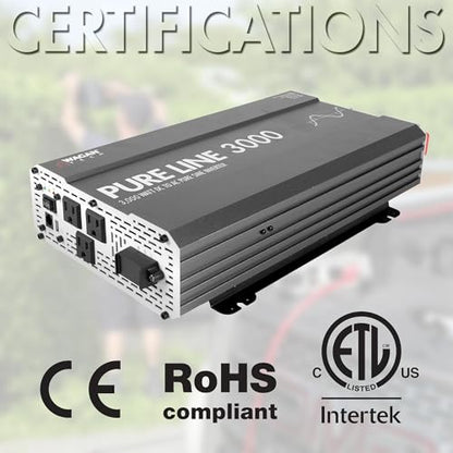 EL3810 Pure Line Inverter 3000 Watt Pure Sine Wave Power Inverter