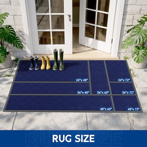 Durable Indoor Outdoor Door Mat (12 Sq Ft)