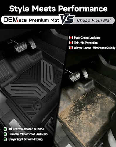 2 Piece Front TPE Floor Mats for Ford F