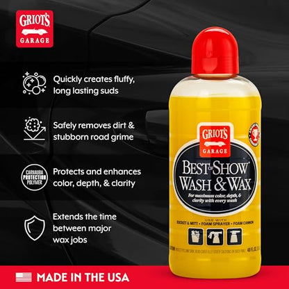 Best of Show Wash and Wax for Car Detailing and Cleaning (48 Fl Oz)