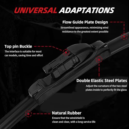26"+14"+10" Windshield Wipers