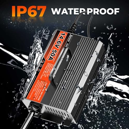 50 Amp 14.6 Volt LiFePO4 Lithium Battery Charger