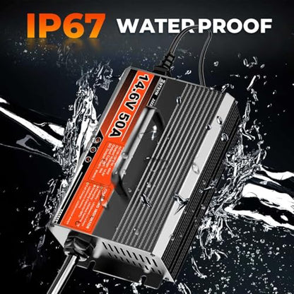 50 Amp 14.6 Volt LiFePO4 Lithium Battery Charger