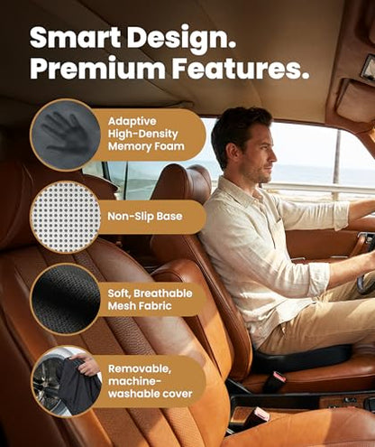 Doctor Recommended Memory Foam Seat Cushion for Office Chairs & Car