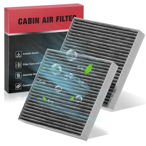 2PC Cabin Air Filters with Activated Carbon Compatible with Hyundai Kona 18