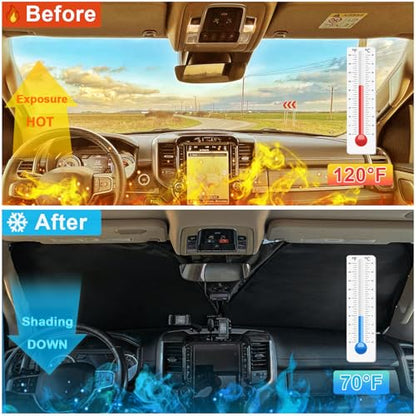Premium Windshield Sun Shade for 2019