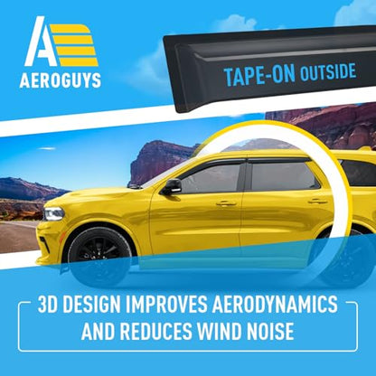 Extra Durable Window Deflectors Tape (4 Count)
