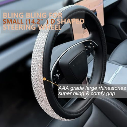 Bling Comfy Steering Wheel Cover for Tesla Model Y