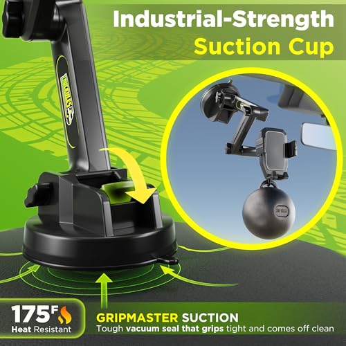Cell Phone Mount for Truck Phone Holder for Truck Drivers
