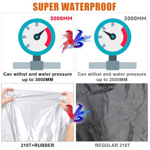 Silver Waterproof Car Cover for VW Bus T1 T2 T3 50