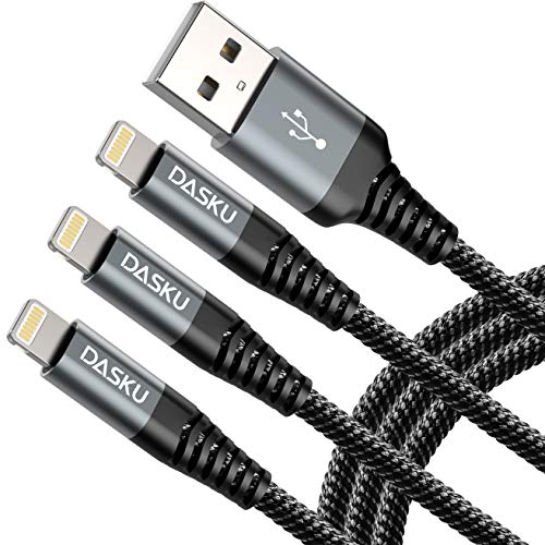 iPhone Charging Cable [MFi Certified] Long USB A Lightning Cable 10FT 3Pack (30 Foot)