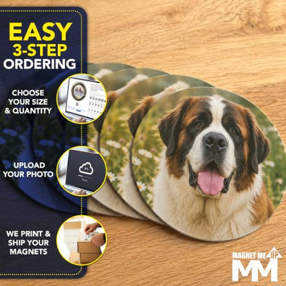 6 Inch Round Car Magnet (25 Count)