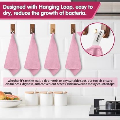 Pink Microfiber Cleaning Cloth (12 Count)