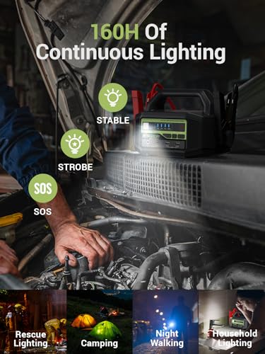 12V 24V Car Battery Jump Starter 6000A Heavy Duty Truck Jump Box