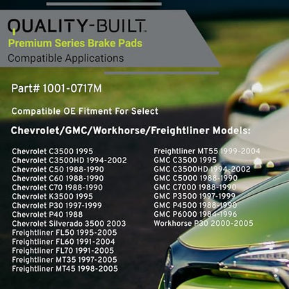 Front Semi Metallic Brake Pads