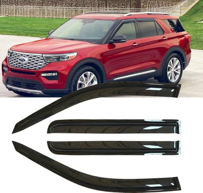 4pcs Original Window Visors for Ford Explorer 2020